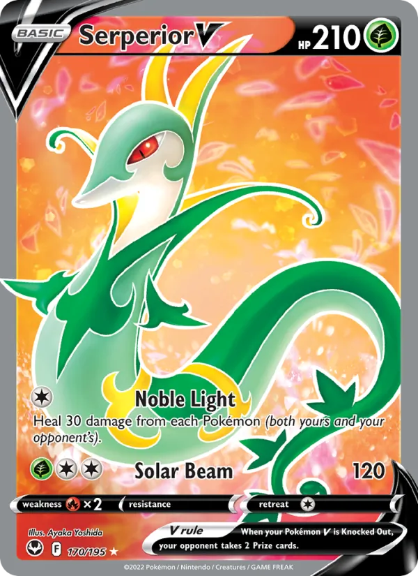 Serperior V - Silver Tempest #170/195
