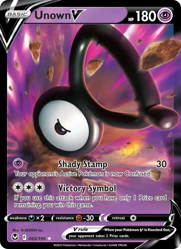 Unown V - Silver Tempest #065/195