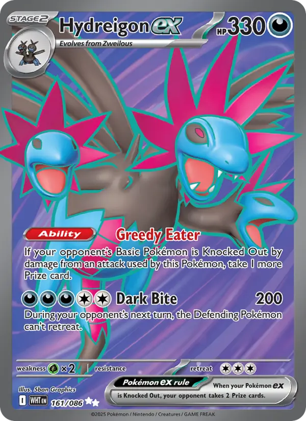 Hydreigon ex - White Flare #161/86