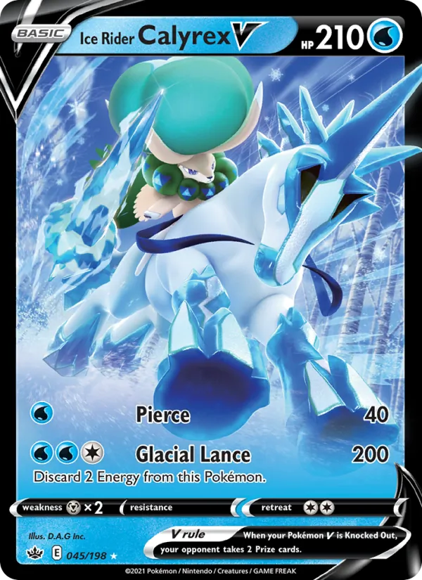 Ice Rider Calyrex V - Chilling Reign #45/198