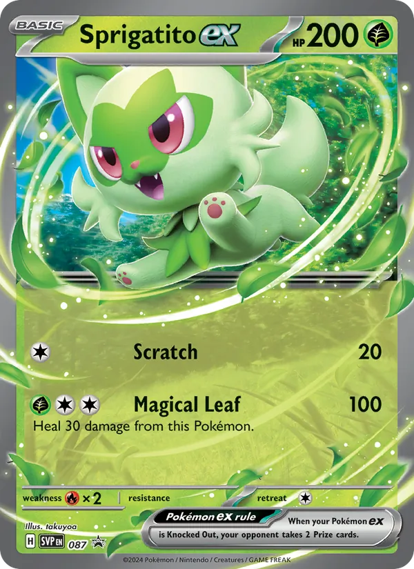 Sprigatito ex - SVP Black Star Promos #087/225