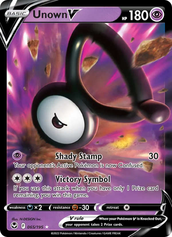 Unown V - Silver Tempest #065/195