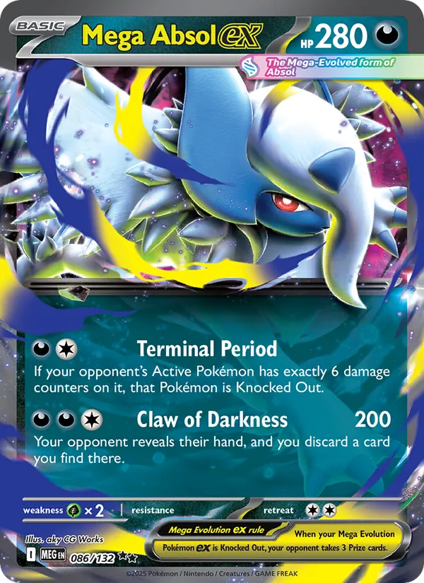 Mega Absol ex - Mega Evolution #086/132
