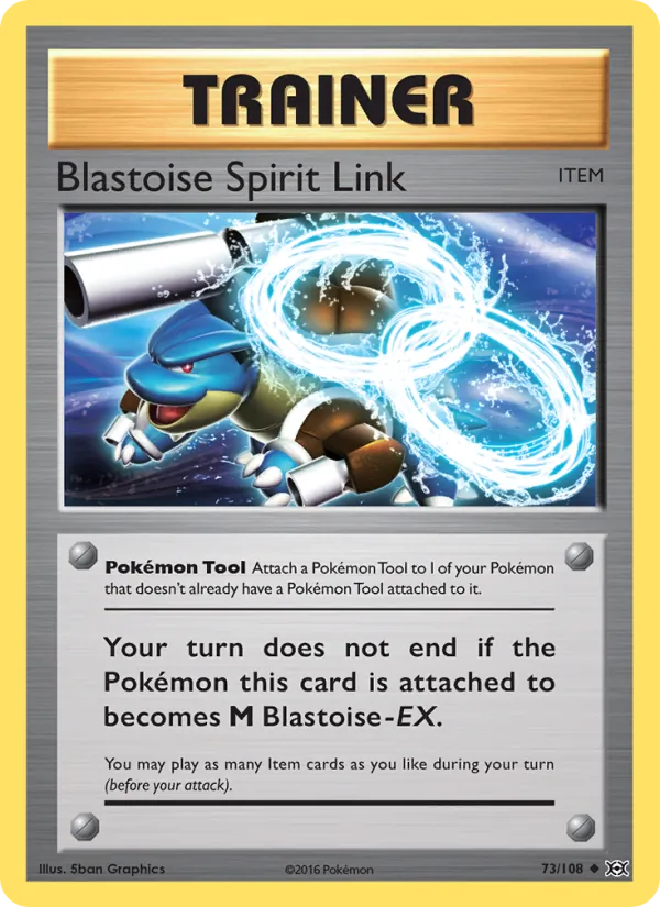 Blastoise Spirit Link - Evolutions #73/108