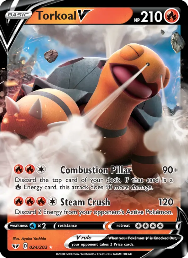 Torkoal V - Sword & Shield #24/202