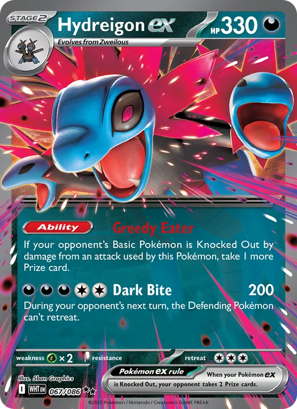 Hydreigon ex - White Flare #067/86