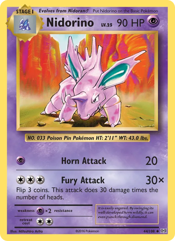 Nidorino - Evolutions #44/108