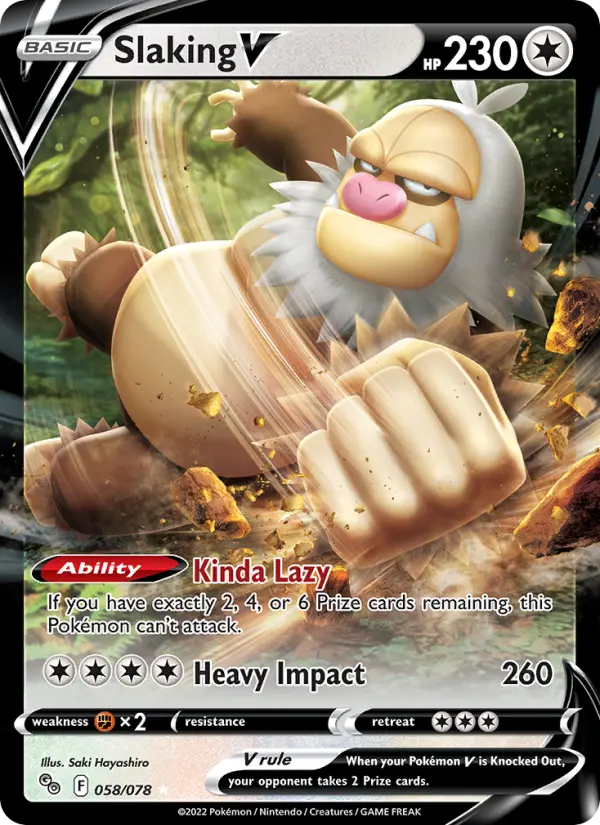 Slaking V - Pokémon GO #058/78