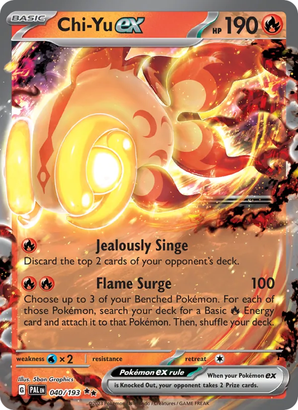 Chi-Yu ex - Paldea Evolved #040/193