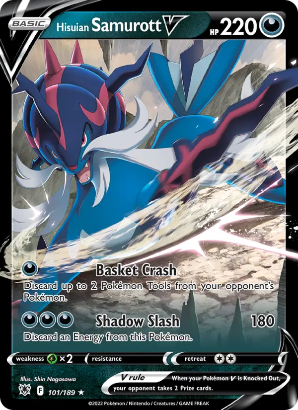 Hisuian Samurott V - Astral Radiance #101/189