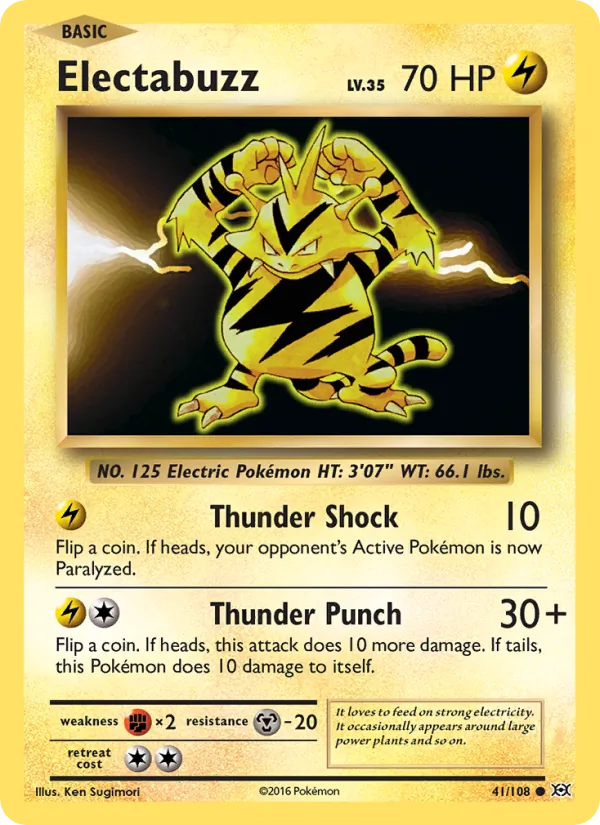 Electabuzz - Evolutions #41/108