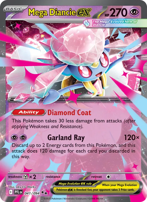 Mega Diancie ex - Phantasmal Flames #041/94