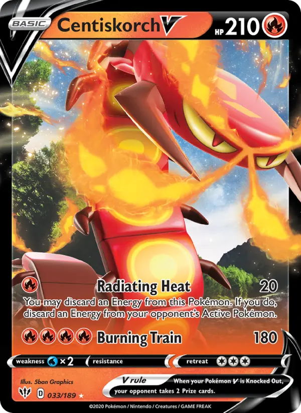 Centiskorch V - Darkness Ablaze #33/189