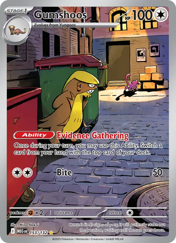 Gumshoos - Mega Evolution #153/132