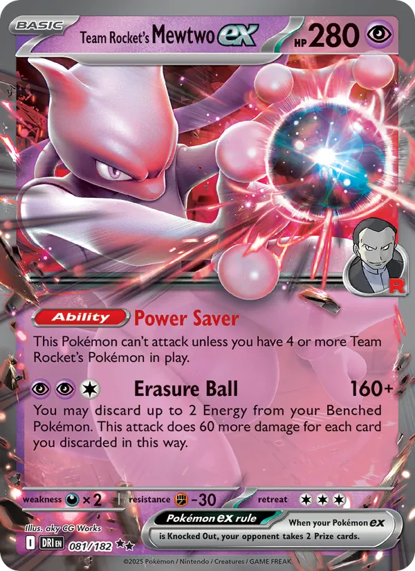 Team Rocket's Mewtwo ex - Destined Rivals #081/182