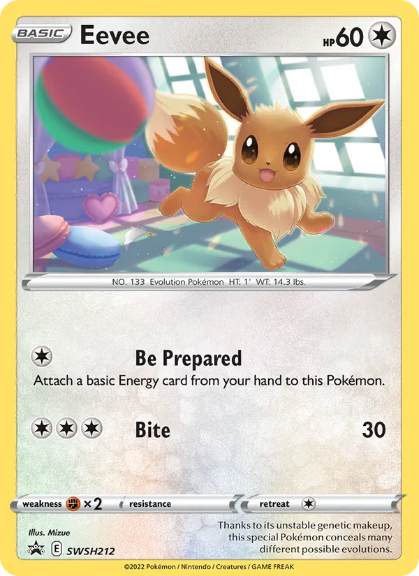 Eevee - SWSH Black Star Promos #SWSH212/307