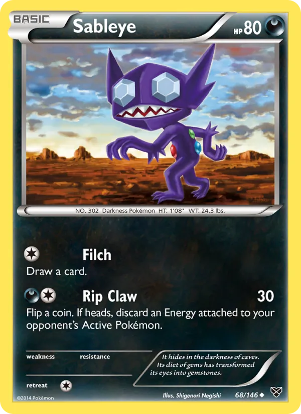 Sableye - XY #68/146