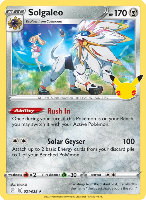 Solgaleo - Celebrations #21/25