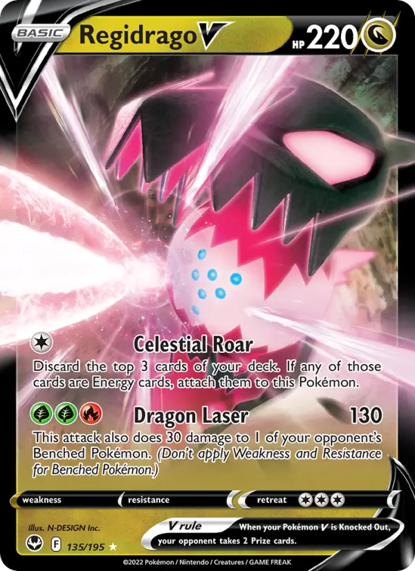 Regidrago V - Silver Tempest #135/195