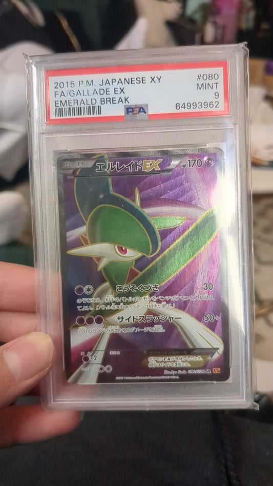Gallade EX PSA 9 Graded Japanese